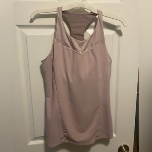 Light purple workout top